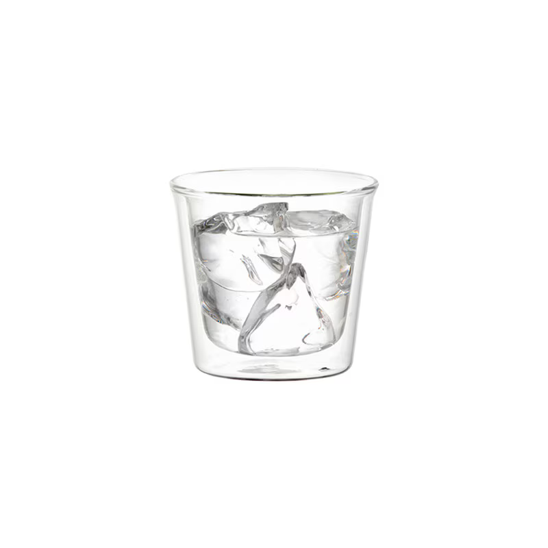 KINTO Cast Double Wall Rock Glass